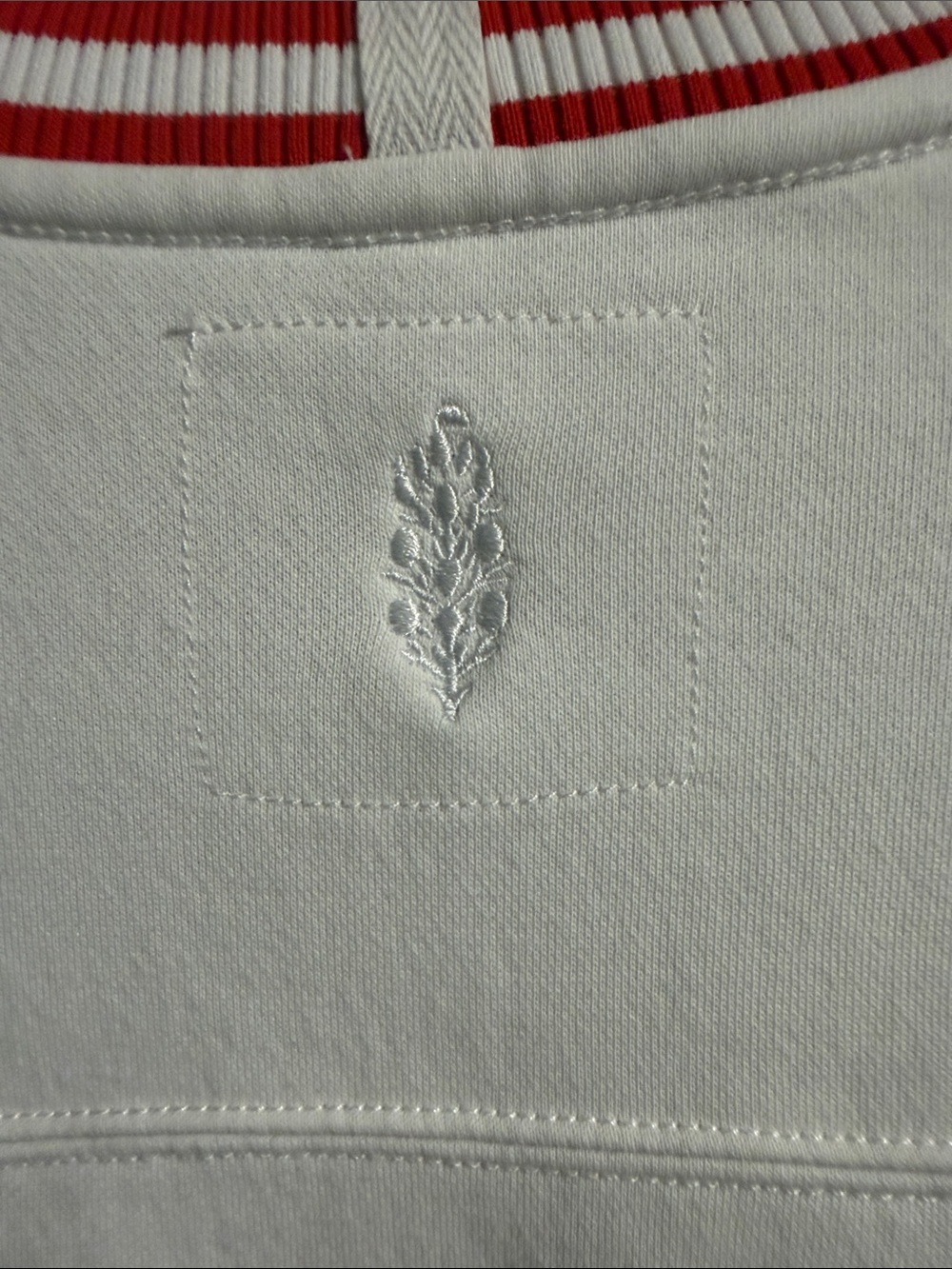 FP Movement by Free People Blue Crewneck Sweatshirt with White Stripes sold out - Picture 5 of 6